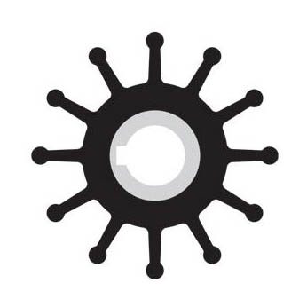 Impeller kit neoprene 61mm