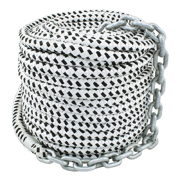 Ankarlina Ø14mm x 50m med kätting Ø8mm x4.5m