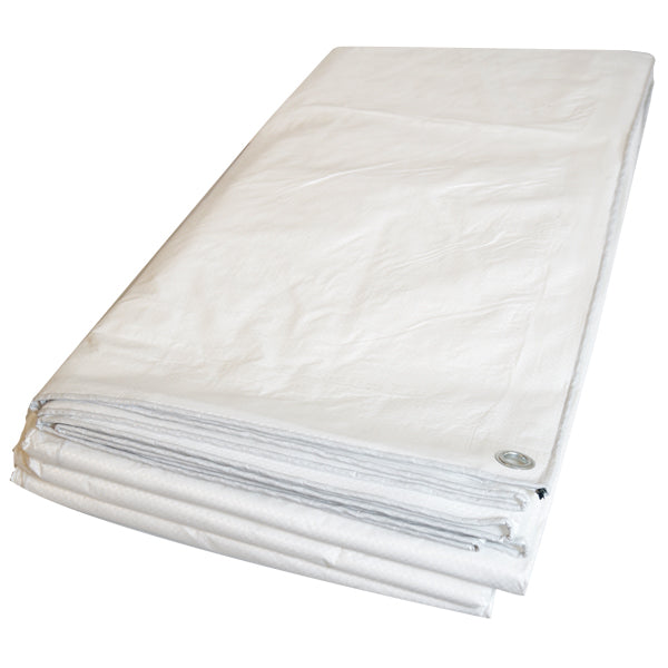 Presenning Super Tarp Standard 160g/m2 vit 4 x 6 meter