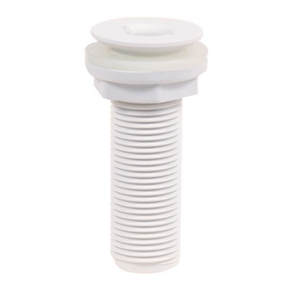 Trudesign Bordgenomföring försänkt vit 3/4"