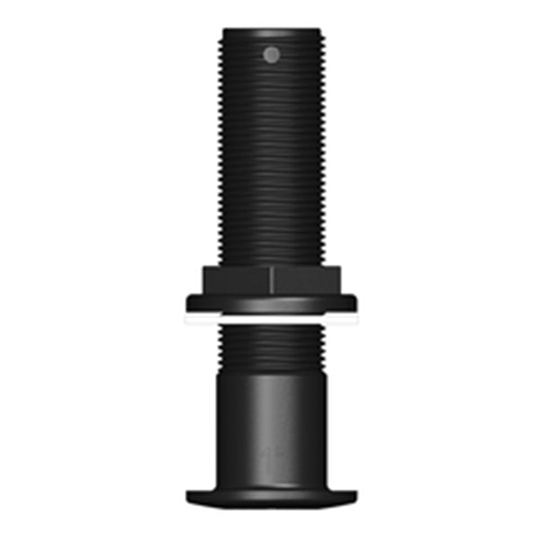 Trudesign Bordgenomföring lång, svart 1 1/2"