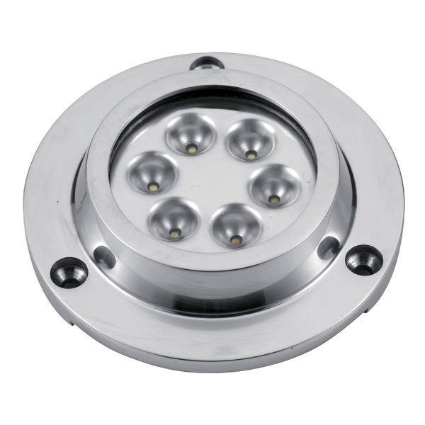 Undervattensbelysning utanpåliggande 14,2 W 8-30 V 6 LED vit