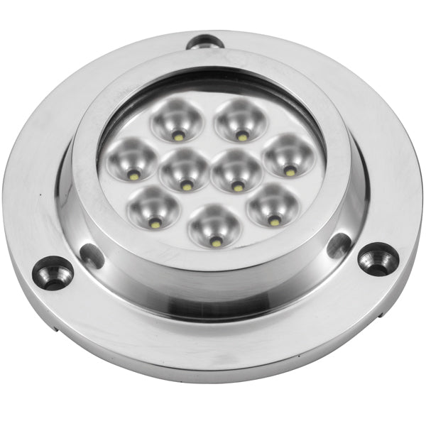 Undervattensbelysning utanpåliggande 21,6 W 10-30 V 9 LED vit