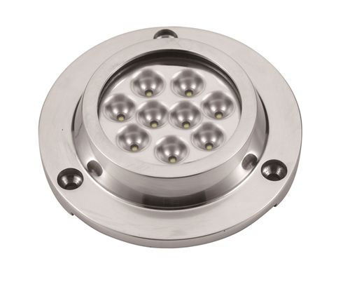 Undervattensbelysning utanpåliggande 21,6 W 10-30 V 9 LED blå