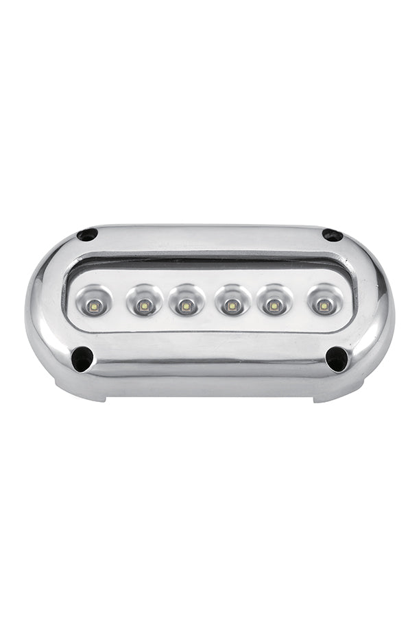 Undervattensbelysning utanpåliggande 14,2 W 10-30 V 6 LED blå