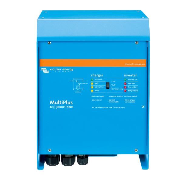 Victron växelriktare/laddare multiplus kompakt 12 V 1600w/70-16amp