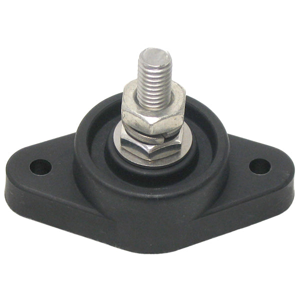 EL koppling enkel svart max. 240Amp Ø9,5 mm
