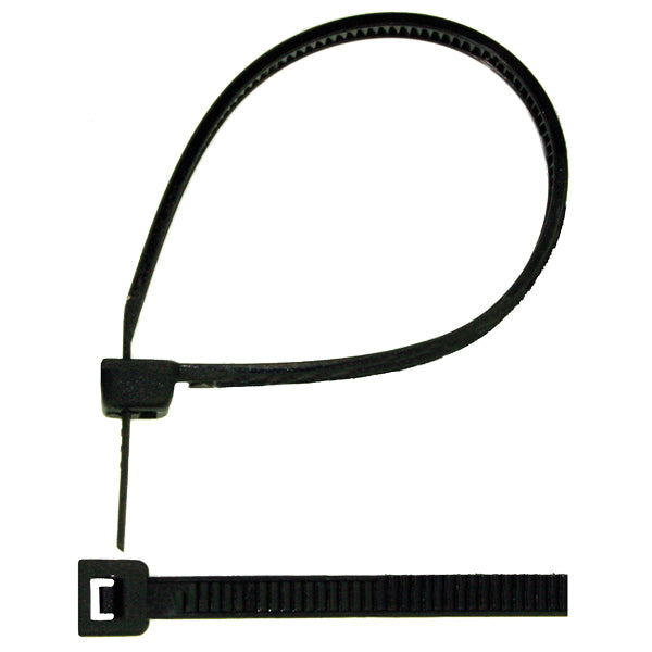 Buntband svart 390 x 4,8 mm-20 st