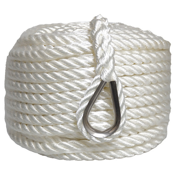 1852 ankarlina 3-slagen polyester med RF kaus Ø14 mm 40 m