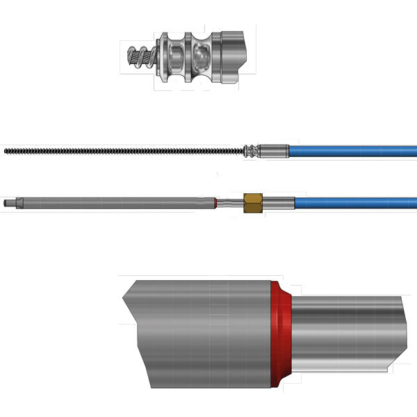 Ultraflex styrkabel "mach" M90, 21 fot