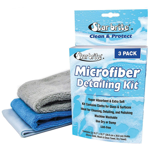 Star Brite mikrofiberduk set 3 st 40 x 40 cm