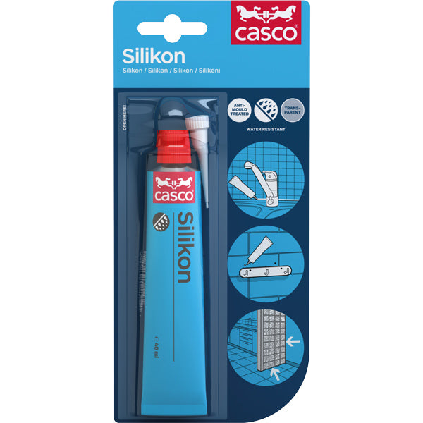 Casco Silikon Transparent 40 ml tub
