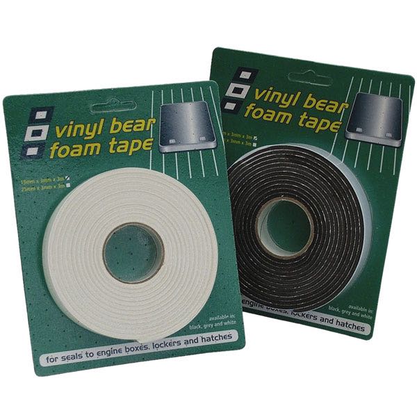 Psp vinyl foam tejp tätn.list självhäft. svart 19x3 mm 3 m