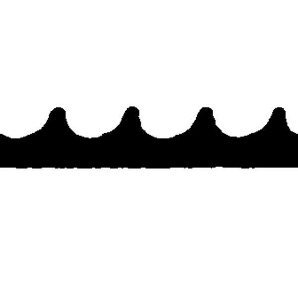 Gummimatta 1200x3,0 mm svart - löpmeter