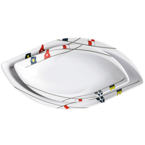 MB Regata oval snackset 25 x 12,8 cm 227 g 4 st