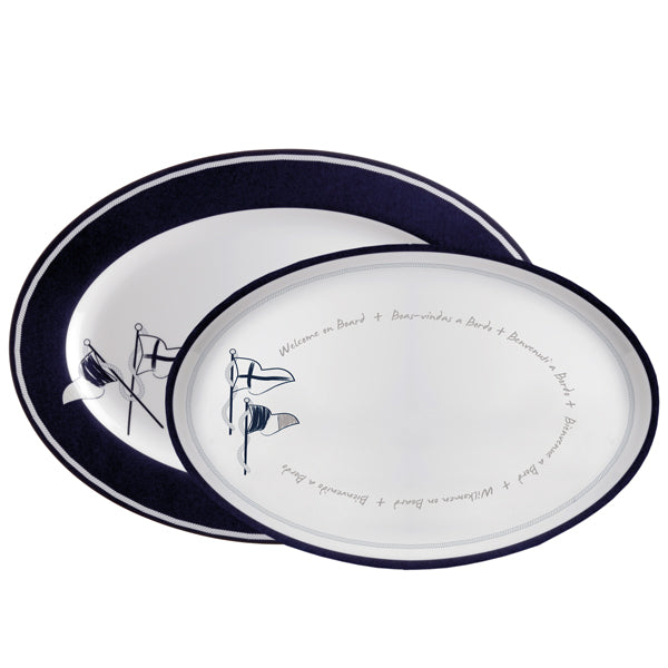 MB Welcome on board serveringsfat 30x22/35x25 cm 2 st