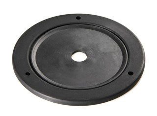 Bälg platt med hål 118 mm