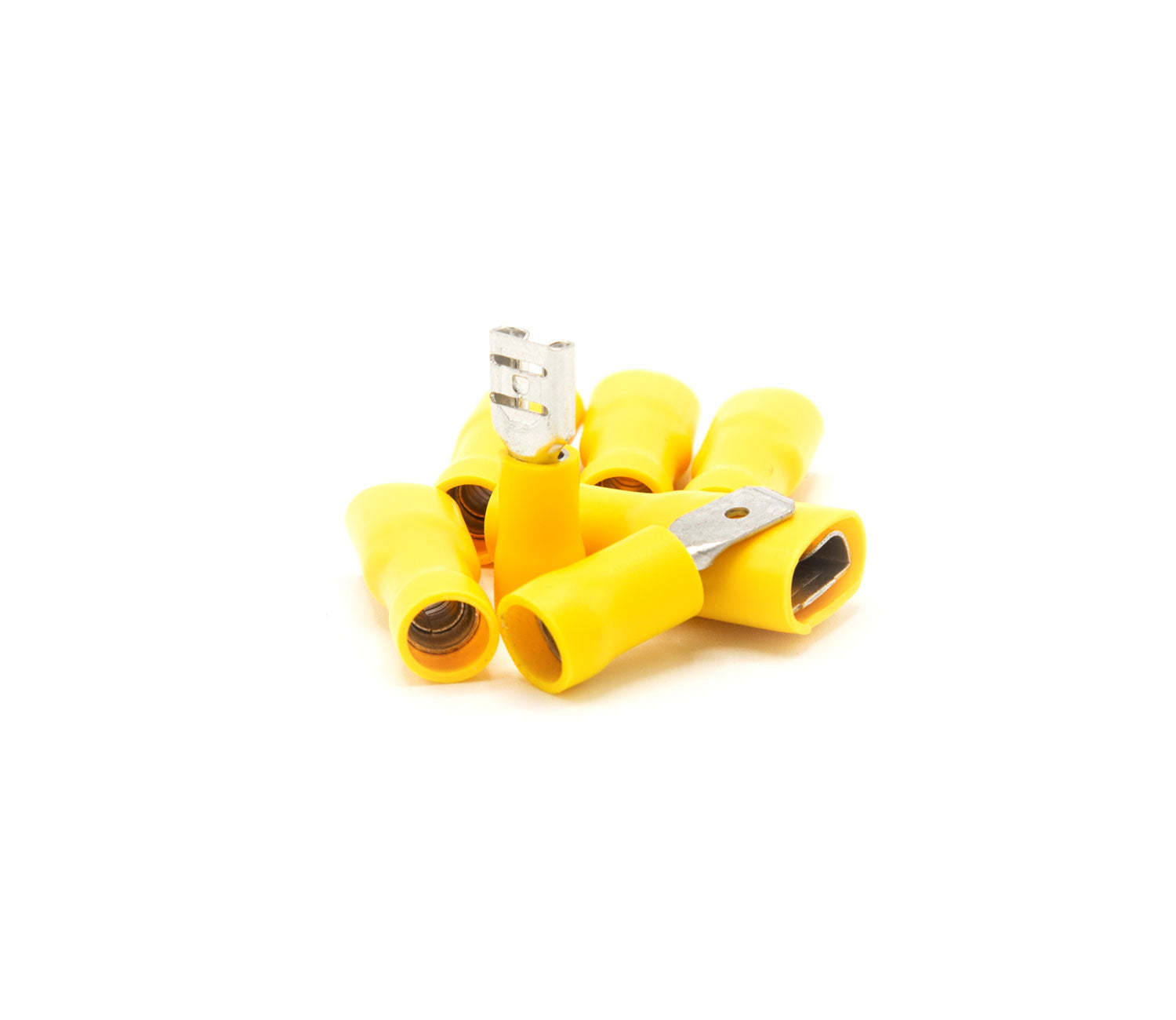 Flatstifthylsa Gul 6.3mm 50st