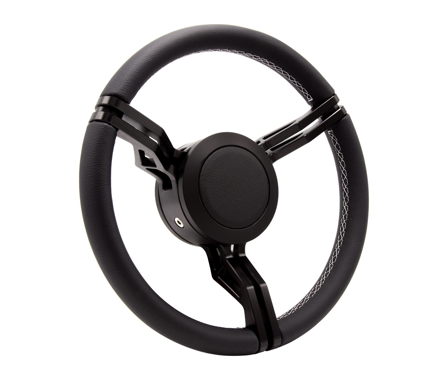 Ratt Fanete svart läder vitsöm