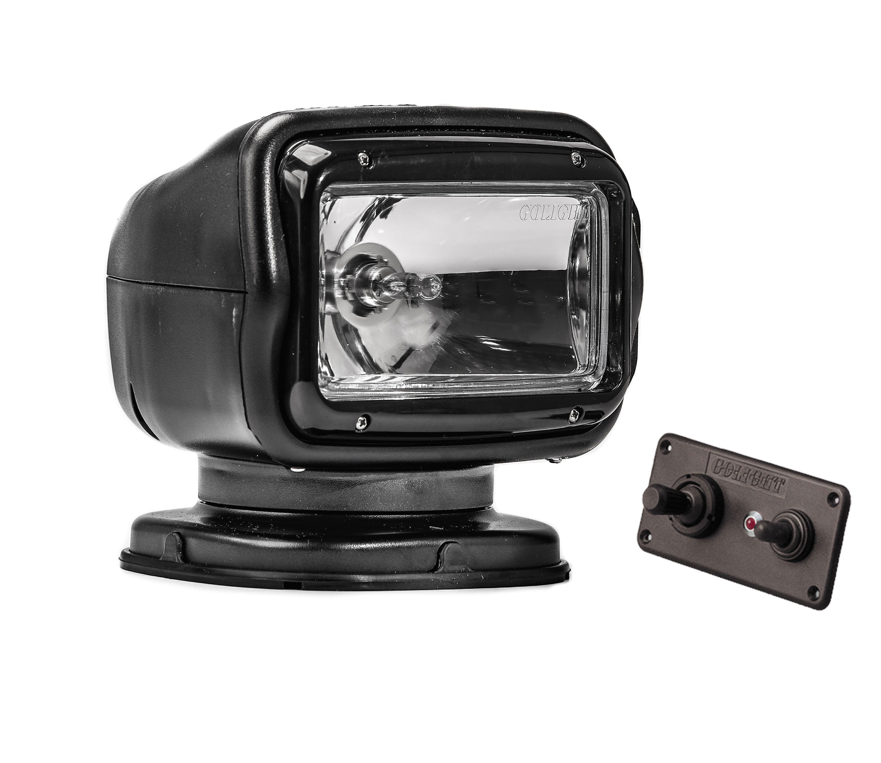 Golight svart halogen fast pan