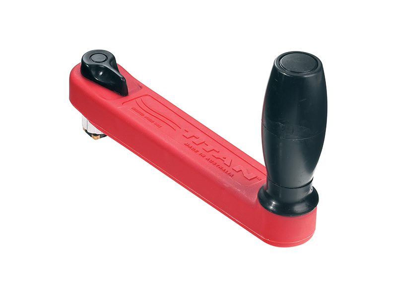 Titan handtag, 200mm, lås, röd