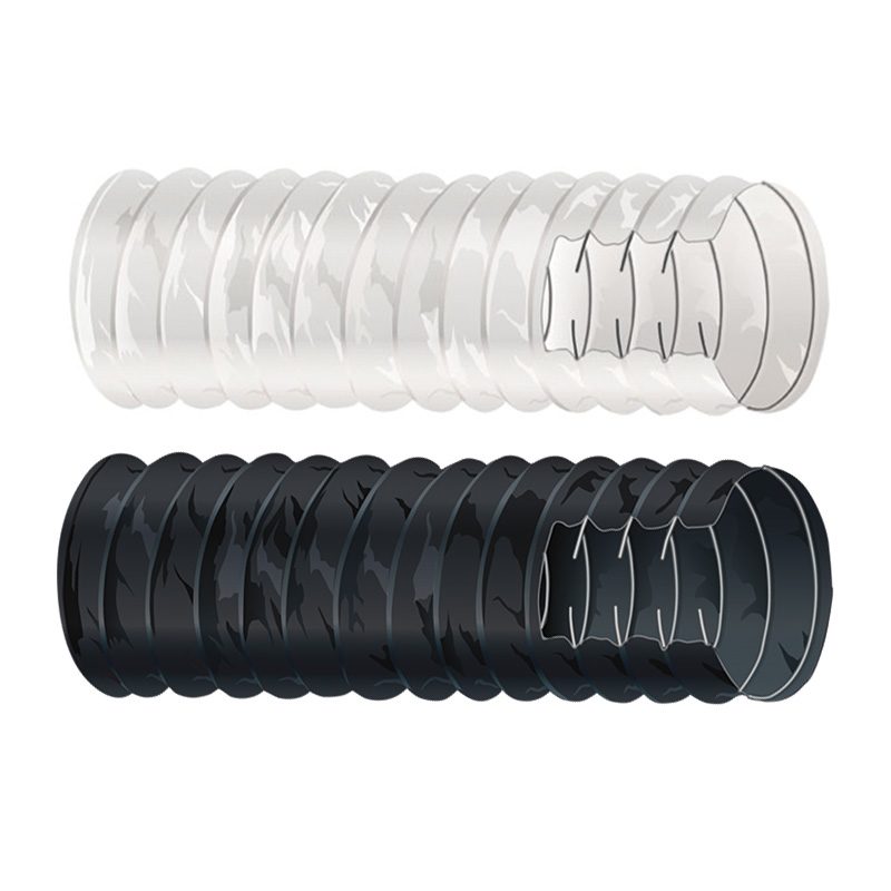 Vent.slang 4" 10ft 3,1m vit