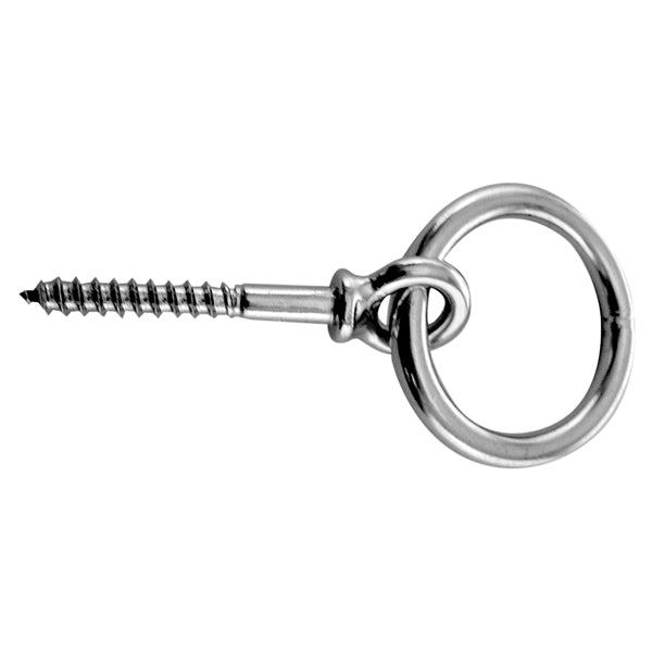 Båtring med träskruv rf 6mm