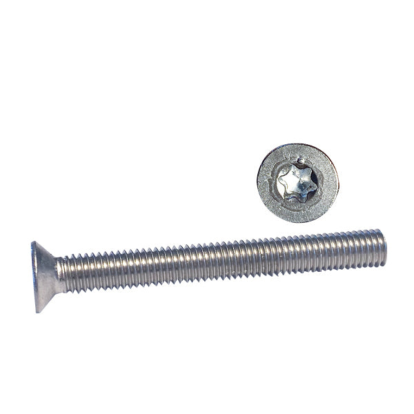Maskinskruv flatförsänkt Torx-spår 6x50 A4 ISO14581 5st