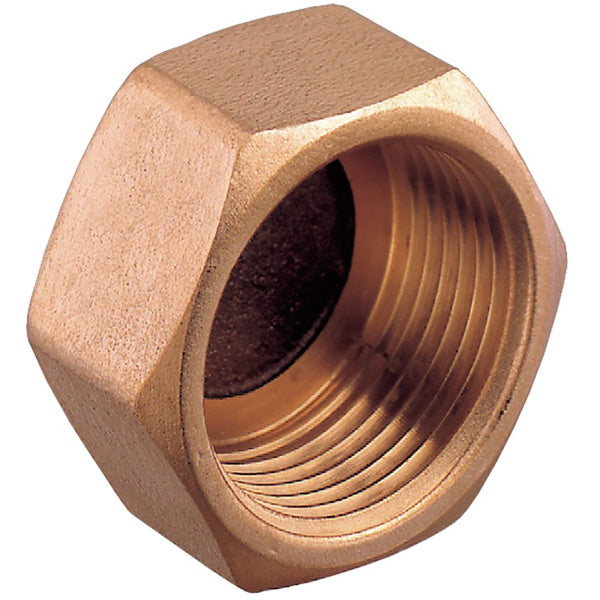 Guidi Ändmuff innergänga 3/4" brons