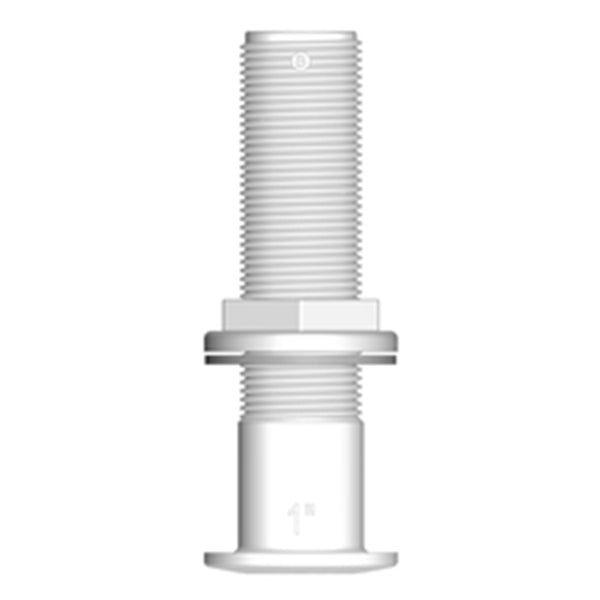 Trudesign Bordgenomföring lång, vit 2"