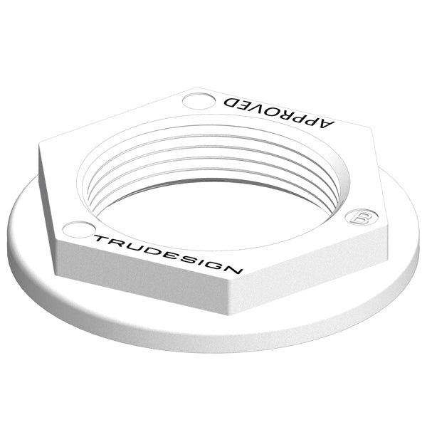 Trudesign Mutter 1 1/4" vit till bordgenomföring