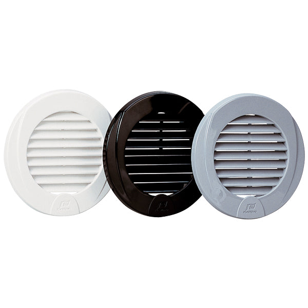 Ventilgaller Ø3"-76mm grå