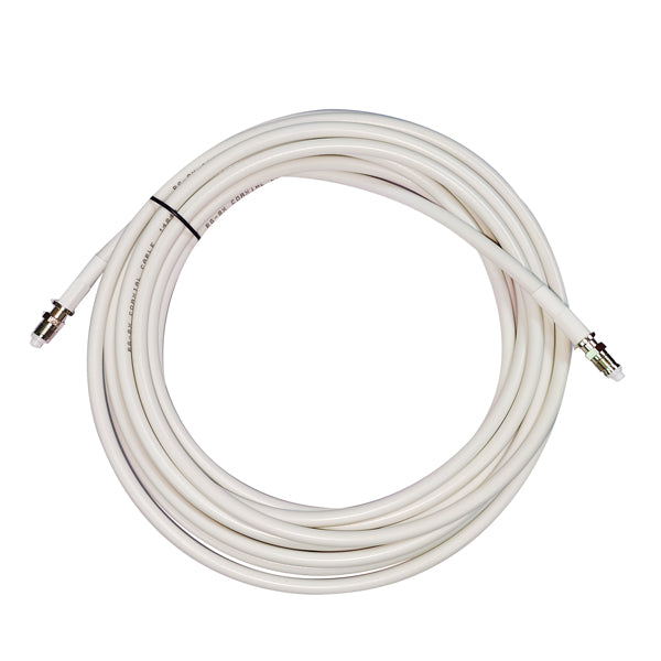 1852 VHF-kabel vit RG-8X lågförlust med FME-kontakt - 18m