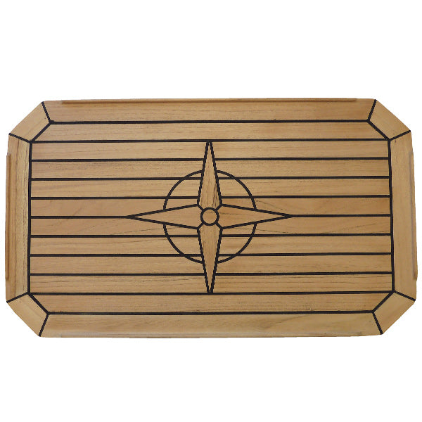 Teakbord 51 x 75 cm