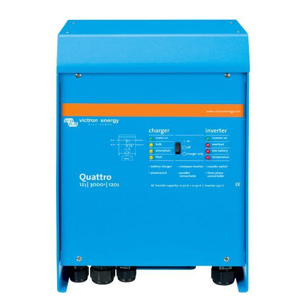 Victron växelriktare/laddare quattro 24 V 7000 W/2000-100/100Amp