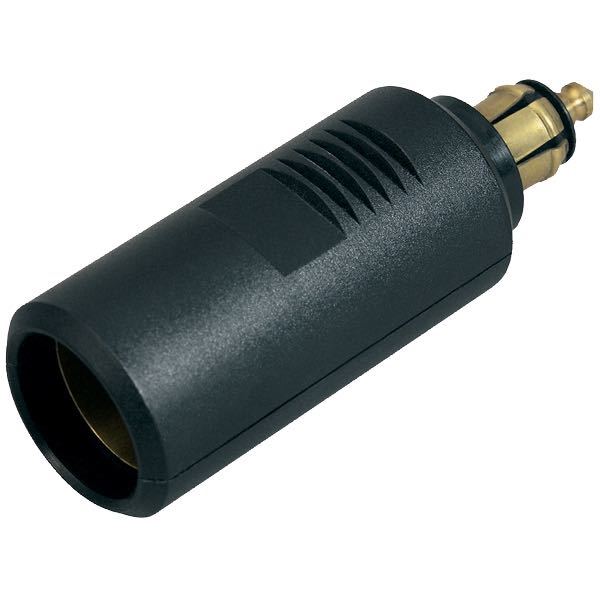 Hankontakt liten med adapter för ciggkontakt 12/24V 16A