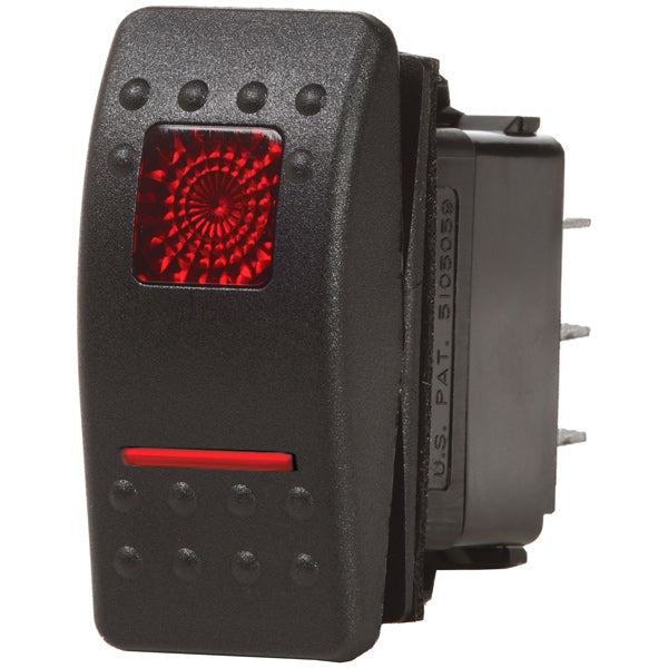 Blue Sea Systems vattentät switch Contura2 DPDT On-On svart