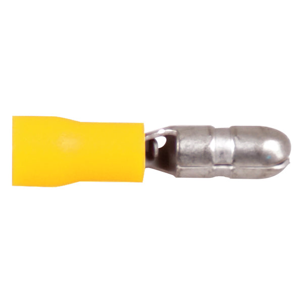 Hankontakt rund gul 5,0 mm 10 st