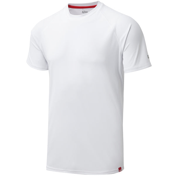 Gill UV010 Herr UV Tec T-Shirt Vit Str M