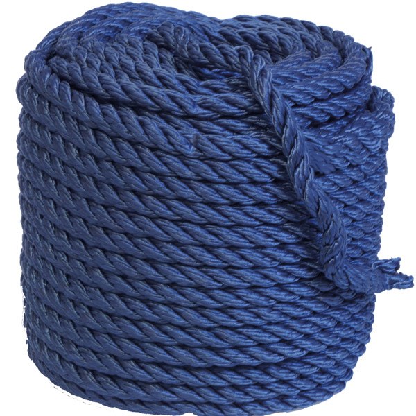 1852 P.P. 3-slagen marinblå Ø14 mm 30 m