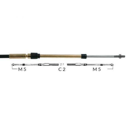 Ultraflex Reglagekabel C2, universal för utombordare, 19 fot
