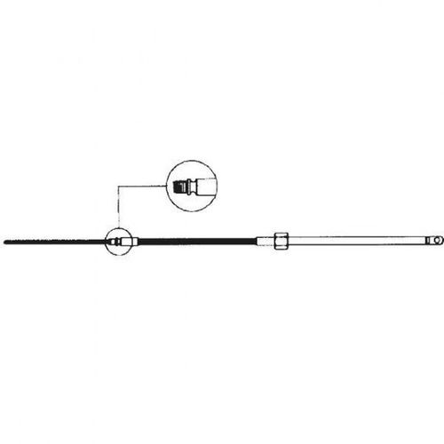 Ultraflex styrkabel M58, 20 fot