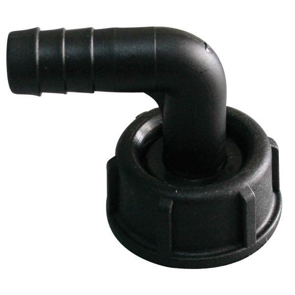 Avluftningsstos 90° Ø13mm 3/4" gänga