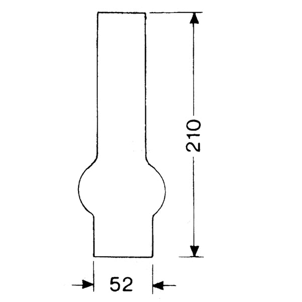 DHR Lampglas 15 x 210 mm