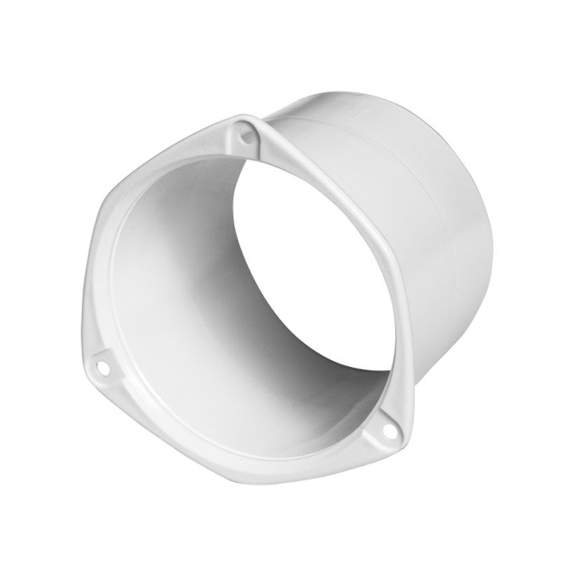 Adapter 50mm vit 3" vent.slang