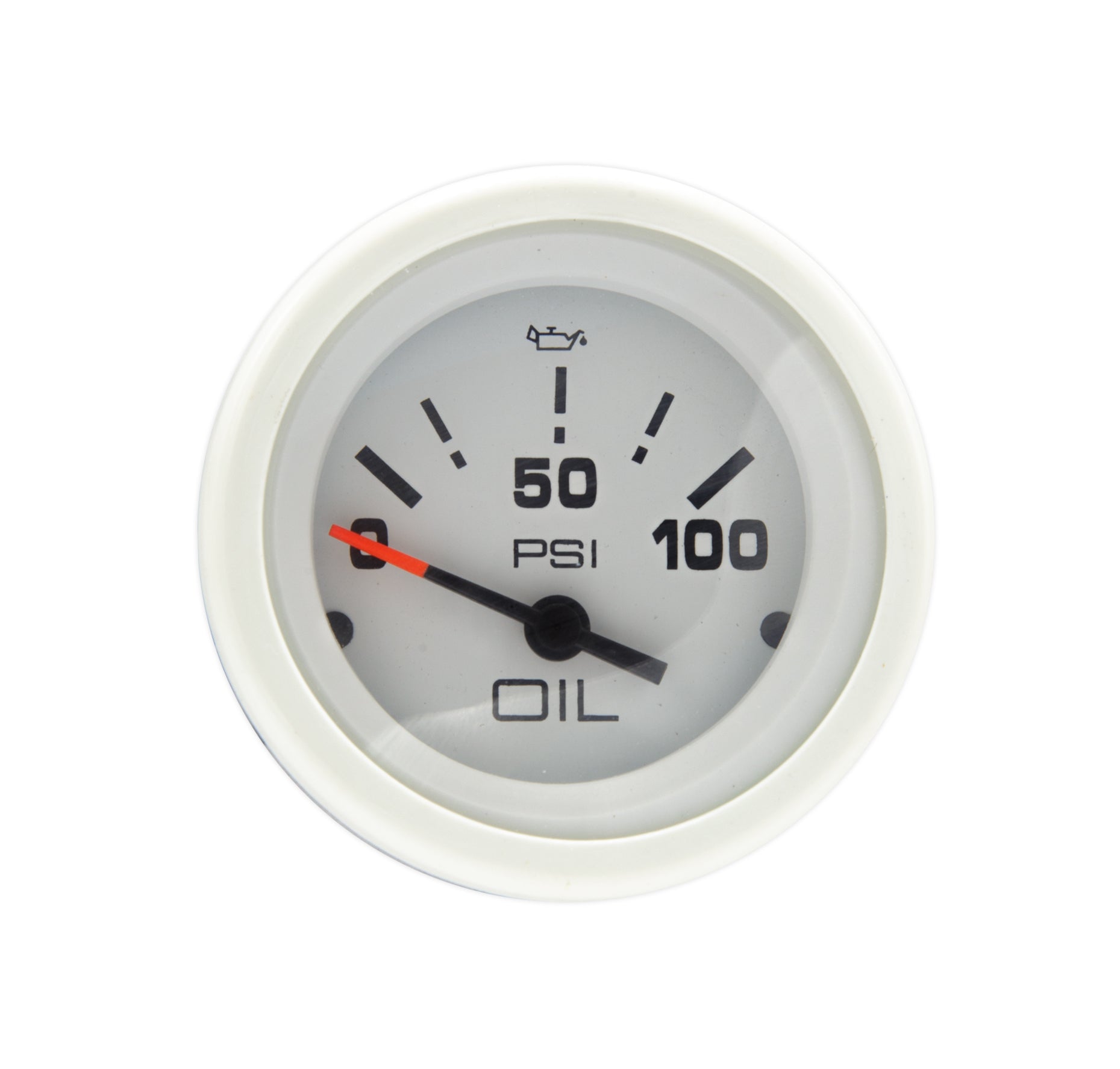 Oljetrycksmät 100psi W Domed