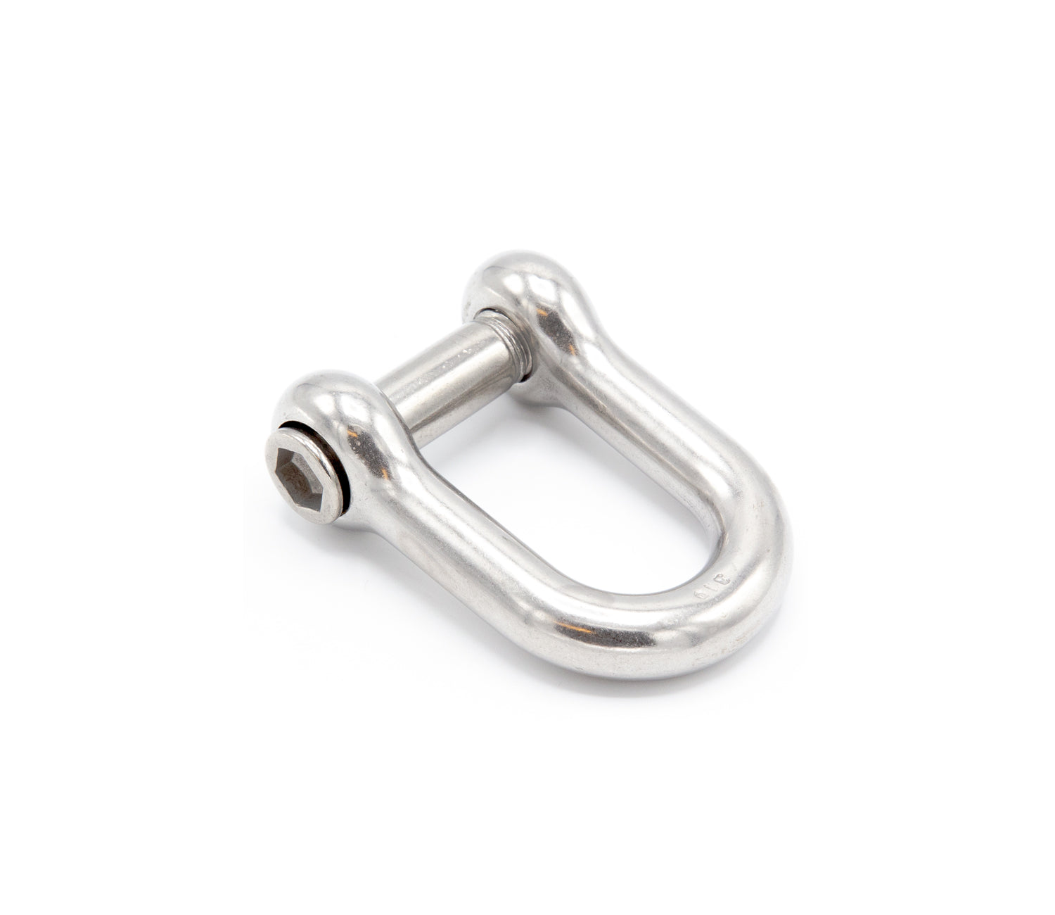D shackle flush pin 14mm SS