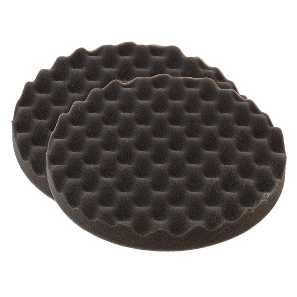 1852 Vaxrondell våfflad, svart 2-pack