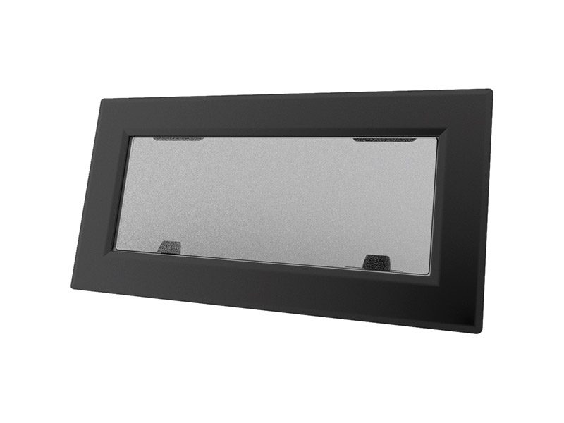 Flush mitre, 3, rökfärgad