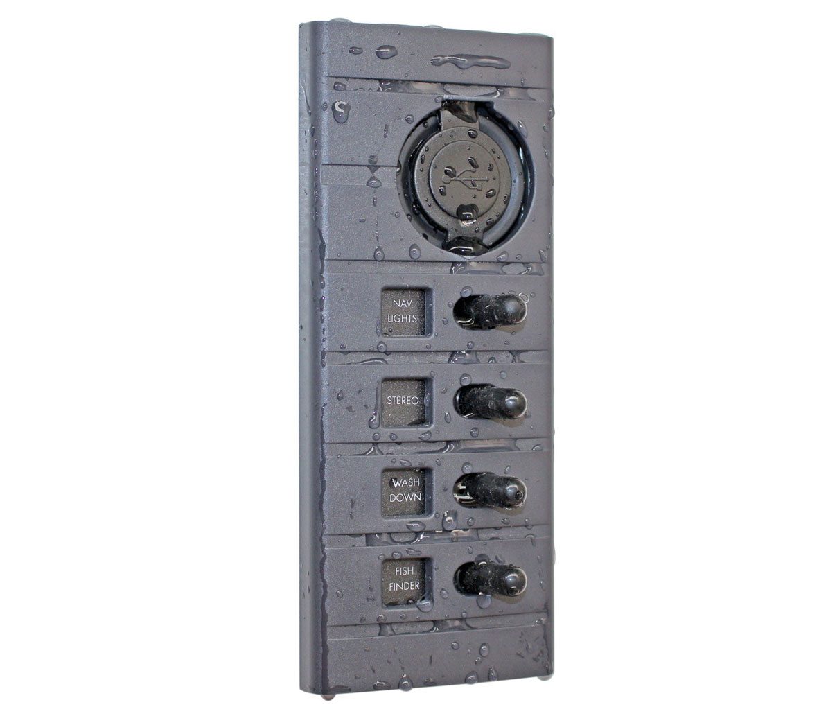 Strömbrytarepanel (4) 2xUSB